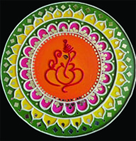 लिप्पन आर्ट - अनन्या त्रिपाठी, कक्षा XI, कानपुर